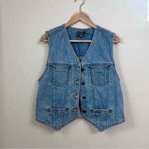 Vintage Liz Claiborne Jean vest size medium